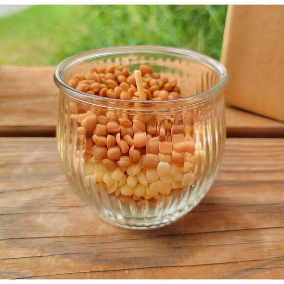 Pink Zebra Glimmer DIY Candle Making Kit 6 Jars + Wicks (Display Set), 2.5" - Picture 2 of 4